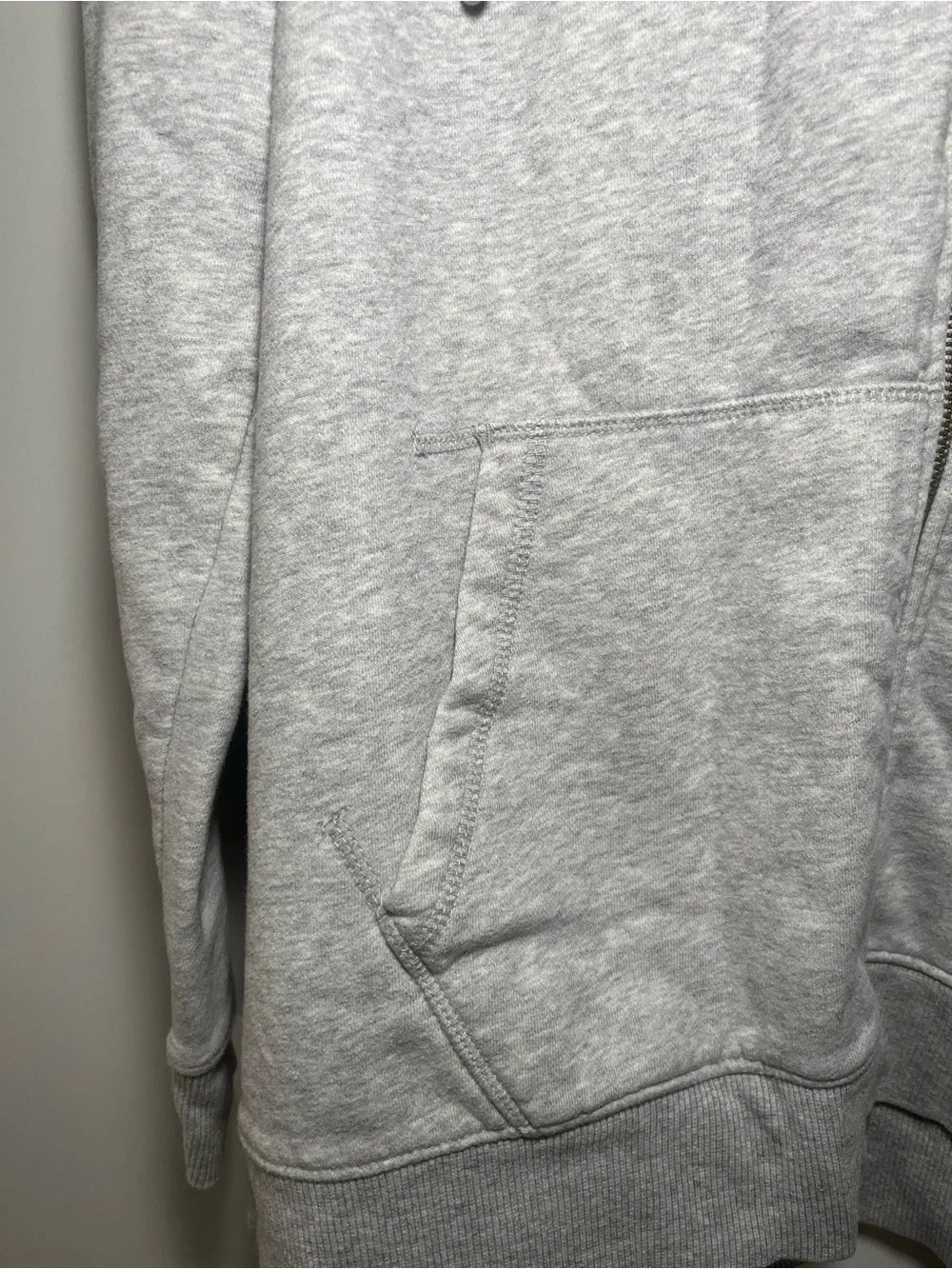 Goodfellow & Co Light Gray Full-Zip Hoodie